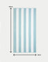 Pure Cotton Striped Sand Resistant Beach Towel
